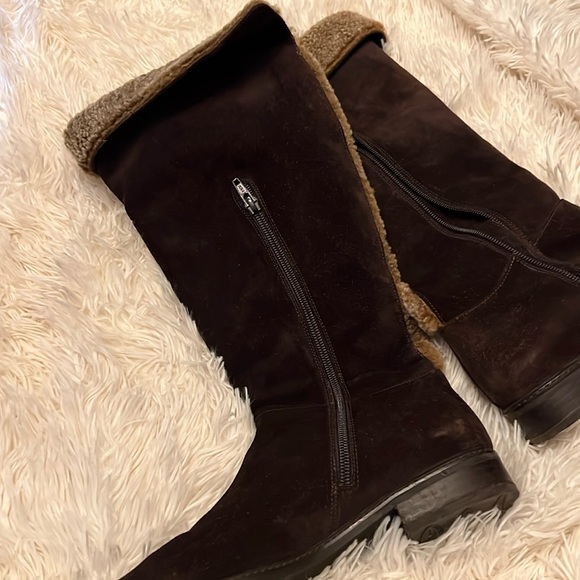 Stuart weitzman brown suede boots - Picture 2 of 8